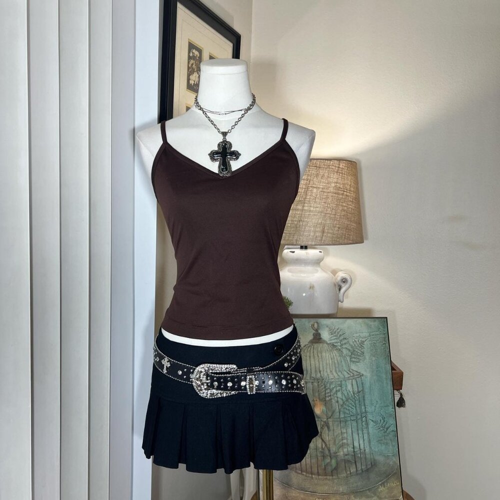 Y2k Hourglass Crop Tank Top